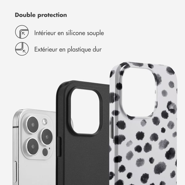 Selencia Coque arrière Vivid iPhone 14 Pro  - Trendy Leopard