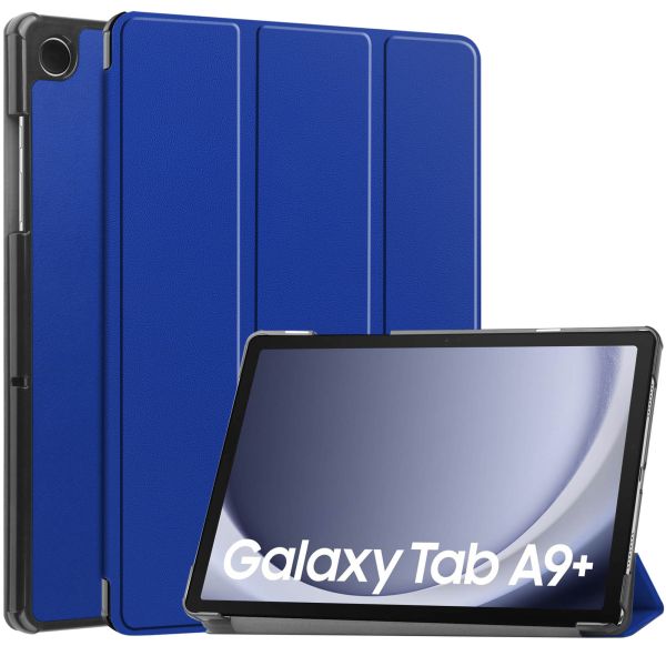 imoshion Coque tablette Trifold Samsung Galaxy Tab A9 Plus - Cobalt Blue