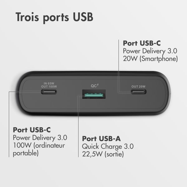 imoshion  Laptop Powerbank 100 Watts - 20 000 mAh