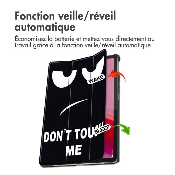 iMoshion Coque tablette Design Lenovo Tab M11 - Don't touch