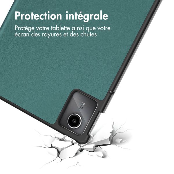 imoshion Coque tablette Trifold Lenovo Tab M11 - Vert foncé