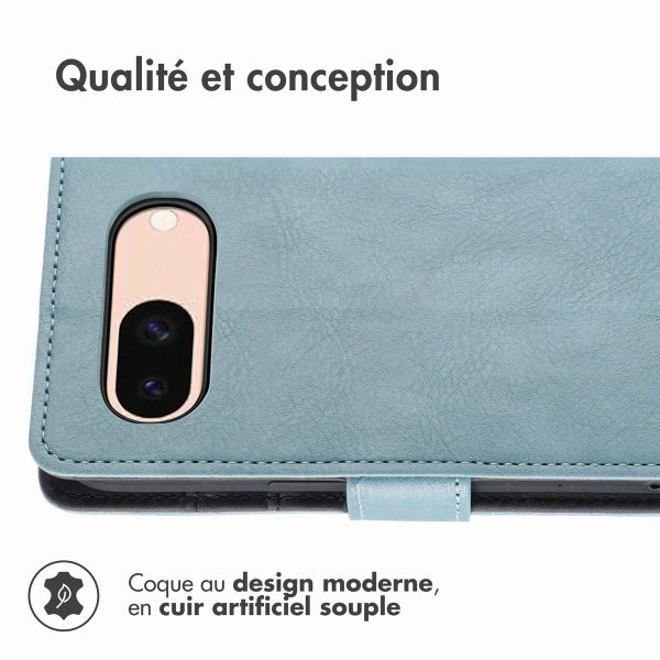 imoshion Étui de téléphone portefeuille Google Pixel 8a - Bleu clair