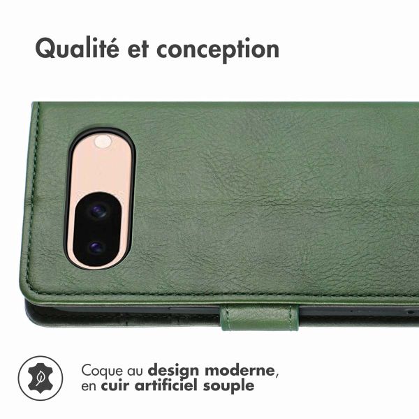 iMoshion Étui de téléphone portefeuille Google Pixel 8a - Vert