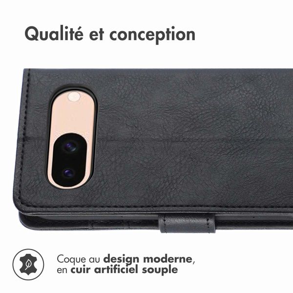 iMoshion Étui de téléphone portefeuille Google Pixel 8a - Noir