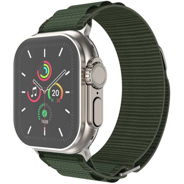 imoshion Bracelet en nylon Alpine Apple Watch Series 1-10 / SE / Ultra (2) - 42/44/45/46/49 mm - Vert