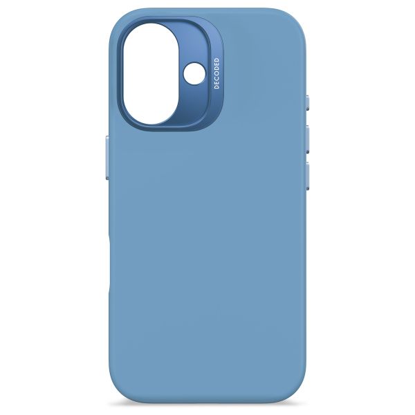 Decoded Coque en silicone MagSafe iPhone 16 - Air Blue