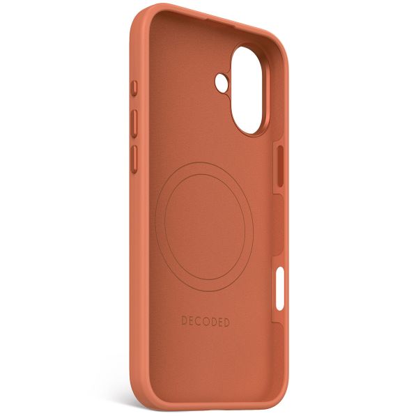 Decoded Coque en silicone MagSafe iPhone 16 Plus - Sand Stone