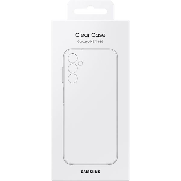 Samsung Original Coque Silicone Clear Samsung Galaxy A14 (5G/4G) - Transparent