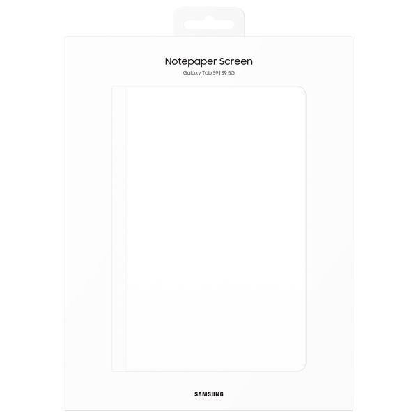 Samsung Protection d'écran originale NotePaper Galaxy Tab S9 FE / S9 - Blanc