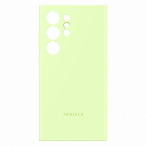 Samsung Original Coque en silicone Galaxy S24 Ultra - Light Green