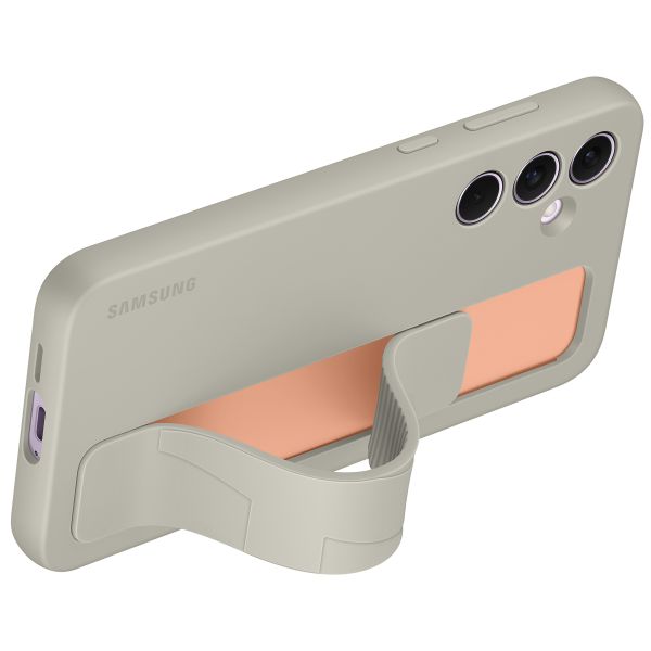 Samsung Coque arrière originale Standing Grip Galaxy A55 - Gray