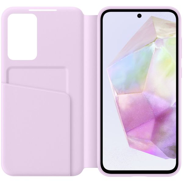 Samsung Original Coque S View Galaxy A35 - Lavender