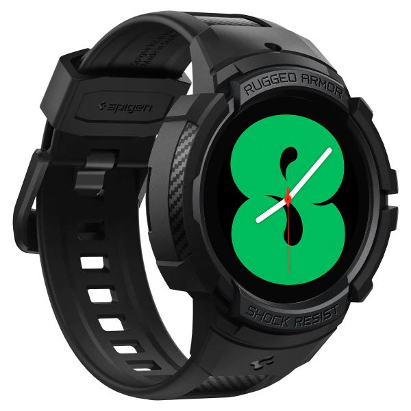 Spigen Rugged Armor™ Pro Case  Samsung Galaxy Watch 4 / 5 - 40 mm - Noir