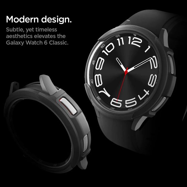 Spigen Coque Liquid Air™ Pro Samsung Galaxy Watch 6 Classic - 47 mm - Matte Black