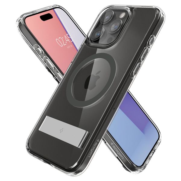 Spigen ﻿Coque Ultra Hybrid S MagSafe iPhone 15 Pro - Graphite
