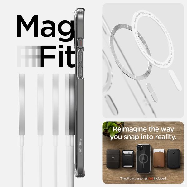 Spigen Coque Ultra Hybrid MagSafe iPhone 15 - Graphite