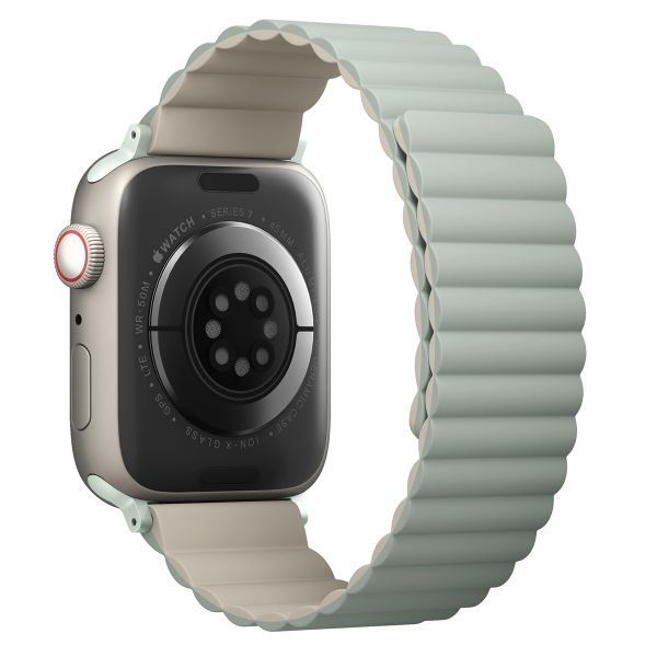 Uniq Bracelet double face Revix Apple Watch 1-9 / SE - 38/40/41 mm / Series 10 - 42 mm - Sage / Beige