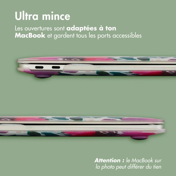 imoshion Coque Design Laptop MacBook Air 13 pouces (2018-2020) - A1932 / A2179 / A2337 - Floral Water Color