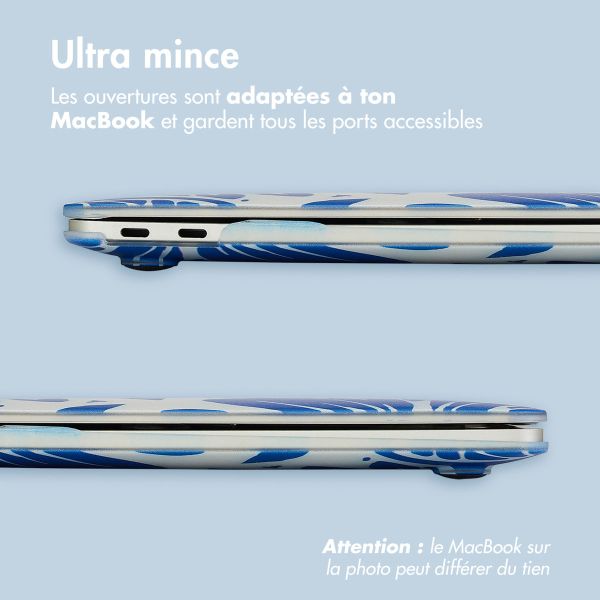 imoshion Coque Design Laptop MacBook Air 15 pouces (2023) / Air 15 pouces (2024) M3 chip - A2941 / A3114 - Flower Tile