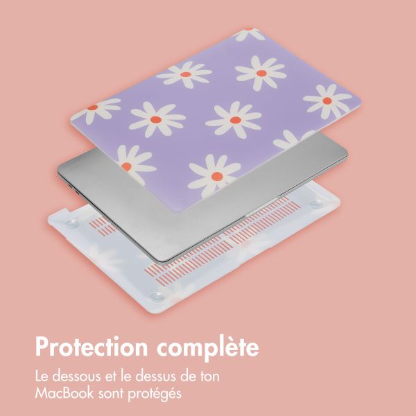 imoshion Coque Design Laptop MacBook Pro 13 pouces (2020 / 2022) - A2289 / A2251 - Flowers Distance