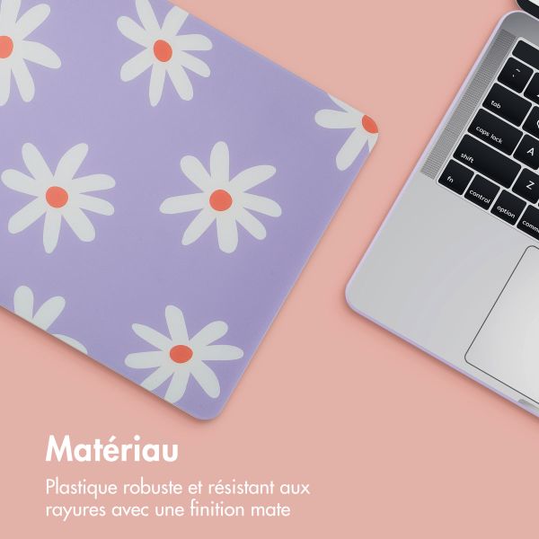 imoshion Coque Design Laptop MacBook Pro 13 pouces (2020 / 2022) - A2289 / A2251 - Flowers Distance