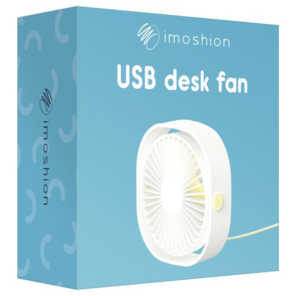 imoshion ﻿Ventilateur de bureau USB - Rose