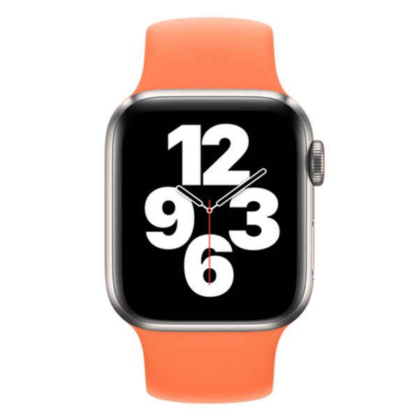 Apple Bracelet Boucle unique Apple Watch Series 1-10 / SE / Ultra (2) - 42/44/45/46/49 mm - Taille 11 - Kumquat