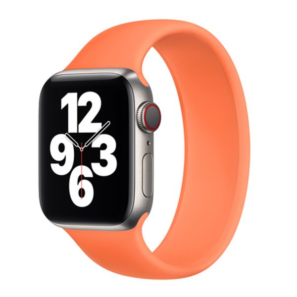 Apple Bracelet Boucle unique Apple Watch Series 1-9 / SE / Ultra (2) - 42/44/45/49 mm - Taille 11 - Kumquat