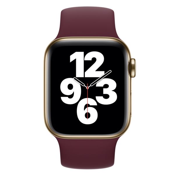 Apple Bracelet Boucle unique Apple Watch Series 1-10 / SE / Ultra (2) - 42/44/45/46/49 mm - Taille 12 - Plum