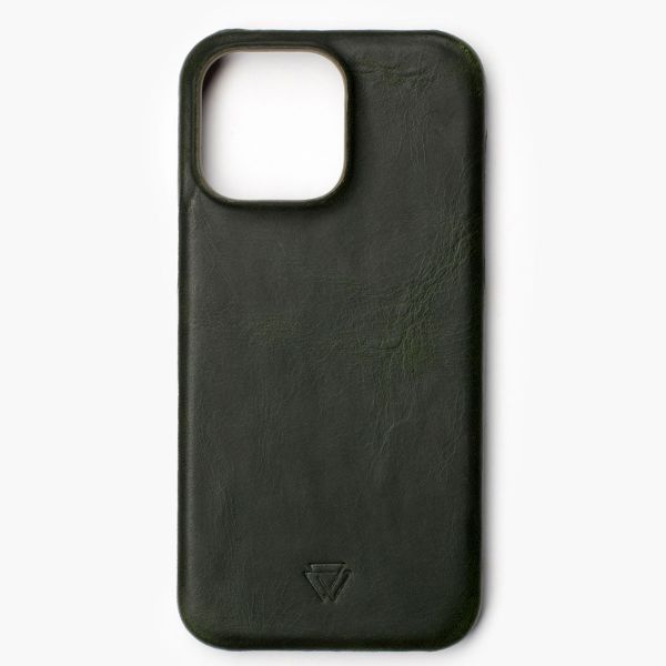 Wachikopa Coque Full Wrap iPhone 15 Pro Max - Dark Green