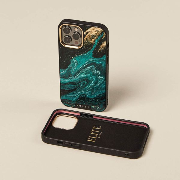 Burga Coque Elite Gold iPhone 14 Pro - Emerald Pool