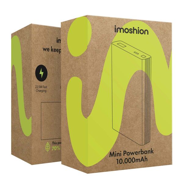 imoshion Ultra Series Batterie externe 10.000 mAh - Vert Pétrole