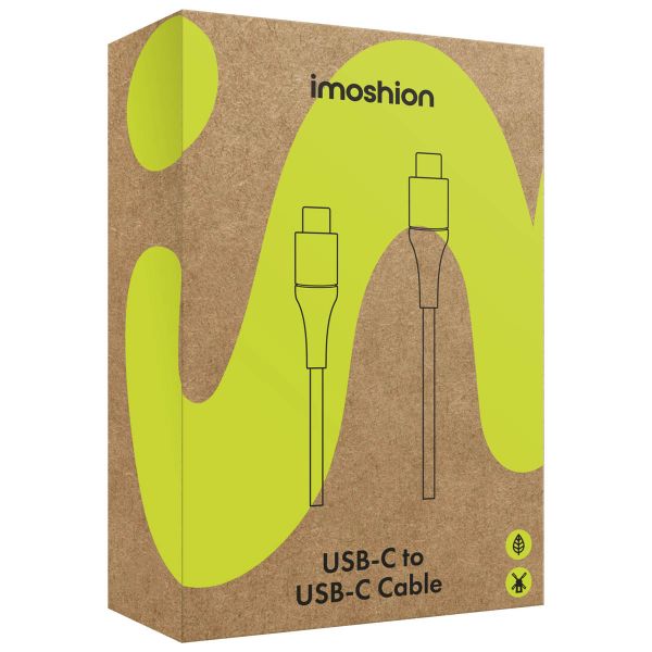 imoshion Câble USB-C vers USB-C - Tressé - 2 mètres - Blanc