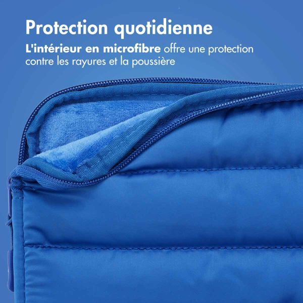 imoshion Pochette ordinateur Puffer 13-14 pouces - Cobalt Blue