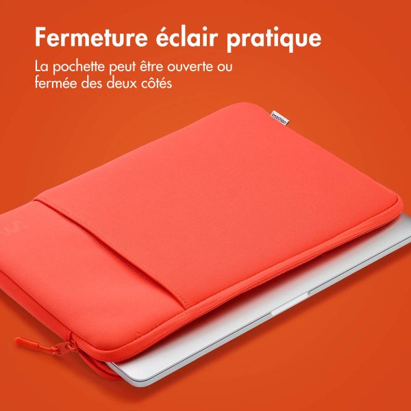 imoshion Pochette ordinateur avec compartiment 14 pouces - Apricot Crush Orange