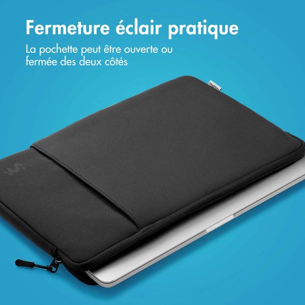 imoshion Pochette ordinateur avec compartiment 15-16 pouces - Black