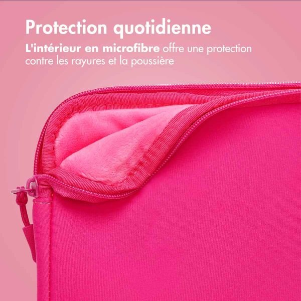 imoshion Pochette ordinateur avec compartiment 14 pouces - Hot Pink