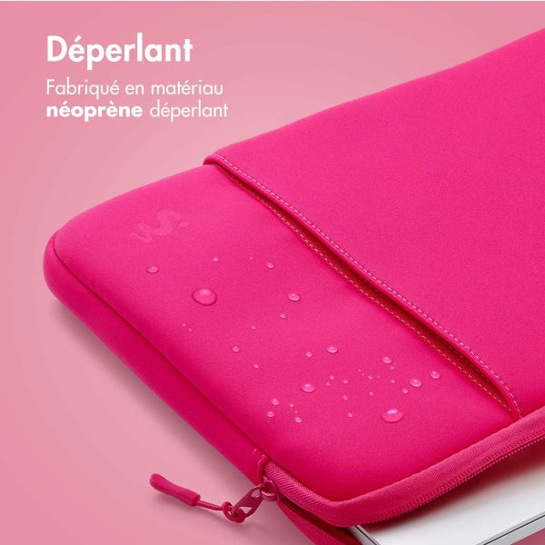 imoshion Pochette ordinateur avec compartiment 13 pouces - Hot Pink