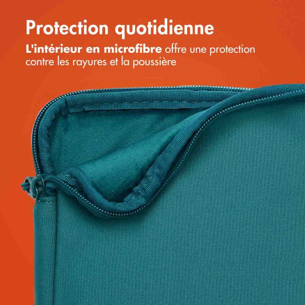 imoshion Pochette ordinateur avec compartiment 13 pouces - Petrol Green