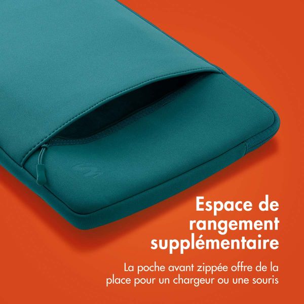 imoshion Pochette ordinateur avec compartiment 14 pouces - Petrol Green