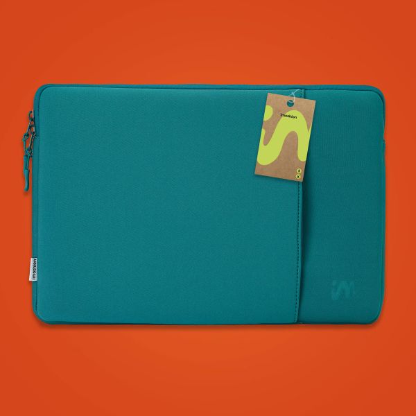 imoshion Pochette ordinateur avec compartiment 14 pouces - Petrol Green