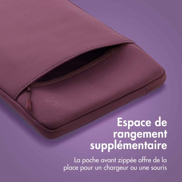 imoshion Pochette ordinateur avec compartiment 13 pouces - Royal Plum