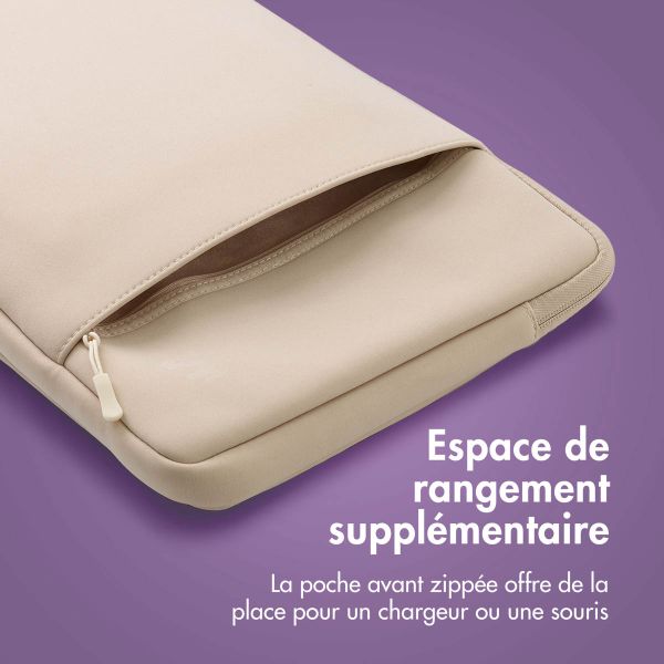 imoshion Pochette ordinateur avec compartiment 15-16 pouces - Sandstone