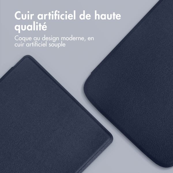 imoshion Slim Soft Sleepcover Kobo Clara 2E / Tolino Shine 4 - Bleu foncé