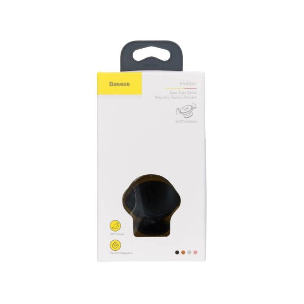 Baseus Magnetic Car Mount iPhone 14 Pro Max - Support de téléphone pour voiture - Tableau de bord - Magnétique - Noir