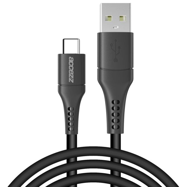 Accezz Câble USB-C vers USB Samsung Galaxy S23 Ultra - 2 mètre - Noir