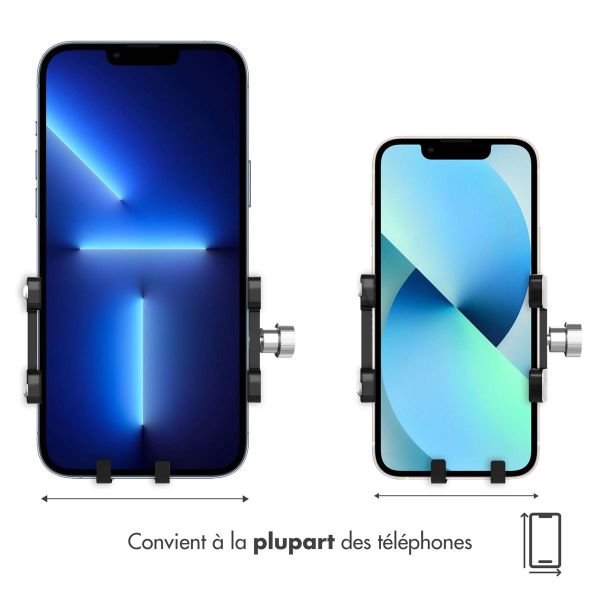 iMoshion Support de téléphone pour vélo Google Pixel 6a - Réglable - Universel - Aluminium - Noir