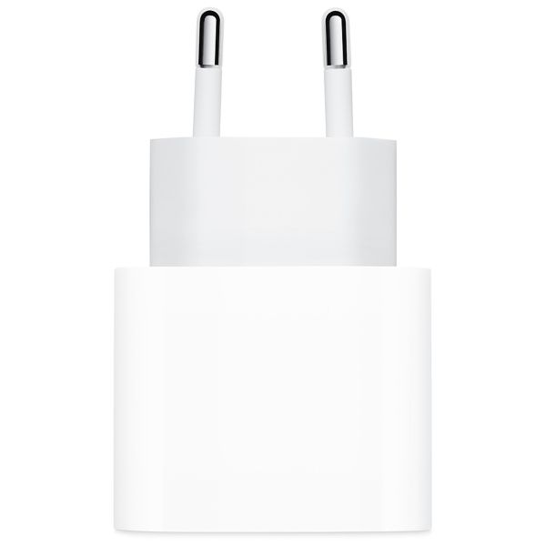 Apple Adaptateur secteur USB-C original iPhone 12 - Chargeur - Connexion USB-C - 20W - Blanc