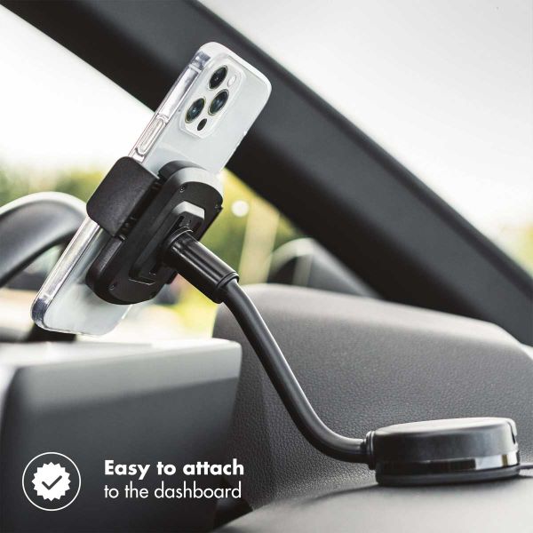 Accezz Support de téléphone pour voiture iPhone 6 Plus - Universel - Tableau de bord - Noir