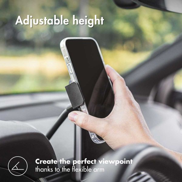 Accezz Support de téléphone pour voiture Samsung Galaxy A33 - Universel - Tableau de bord - Noir